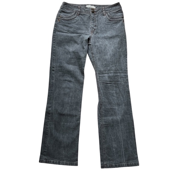 TRIBAL Vintage Bootcut Stretch Denim Jeans Distressed Vintage Wash Size 10 NWOT - Picture 2 of 8